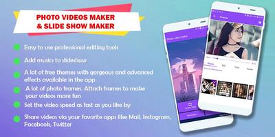 Photo Video Maker & Slideshow Maker पोस्टर