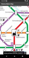 Vienna Metro Map پوسٹر
