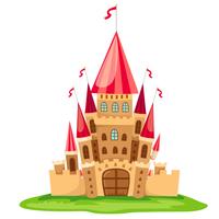 Castle theme coloring book پوسٹر