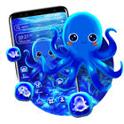 Cute Octopus Theme icône