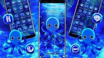 Cute Octopus Theme capture d'écran 3