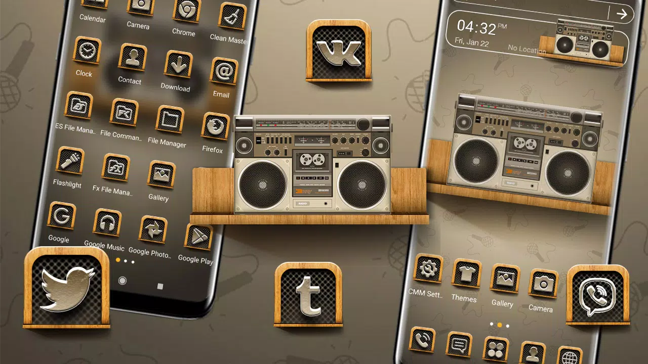 Radio Cassette Player Theme APK for Android Download