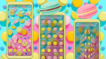 پوستر Sweet Macaron Theme