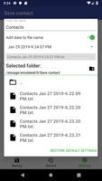 Save contacts screenshot 5