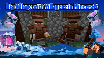 Villagers - mod for minecraft Affiche