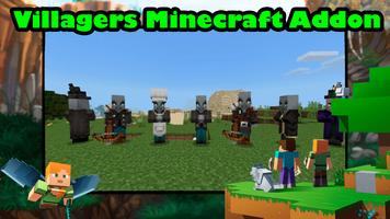 Villagers Skins Minecraft Mod Affiche