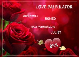 Love Calculator : Valentine's Day Message ảnh chụp màn hình 2