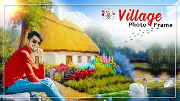 Village Photo Frame Affiche
