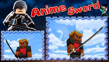 Anime Sword Mod for Minecraft پوسٹر