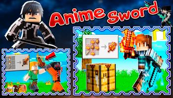 Anime Espada Mod par Minecraft imagem de tela 2