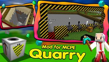 Quarry Add-on for Minecraft PE Affiche