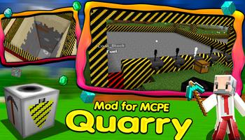 Quarry Add-on for Minecraft PE الملصق