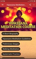 VIPASSANA MEDITATION COURSE الملصق