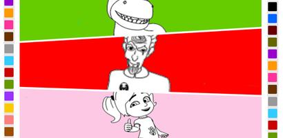Super The Robot Boy Coloring imagem de tela 1