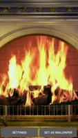 Virtual Fireplace 3D Video Liv syot layar 1
