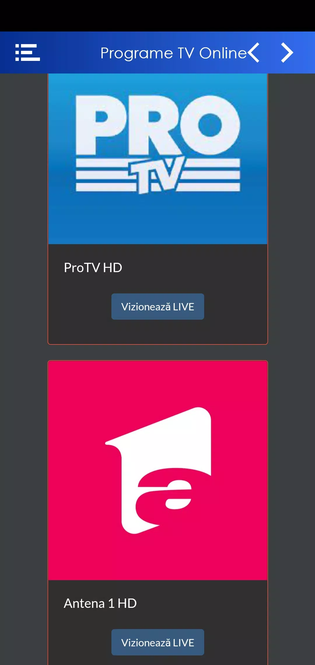 Programe TV Online APK per Android Download