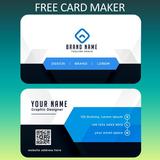 Free Business CARD MAKER – Employee Card maker Zeichen