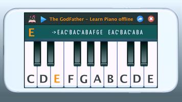 Learn piano notes ABC Do Re Mi Affiche