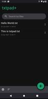 txtpad+ — Create txt files Ekran Görüntüsü 1