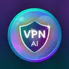 VPN с ИИ - ВПН с интеллектом иконка