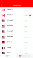 Canada VPN تصوير الشاشة 1