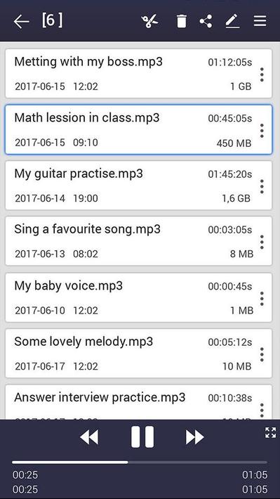 voice recorder screenshot 2