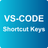 APK vs code shortcut  keys windows