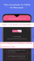 Video Downloader for Tik Tok - Remove Watermark Plakat