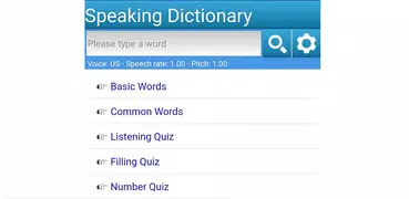 Speaking Dictionary