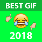 Funny GIF Download 2018 أيقونة