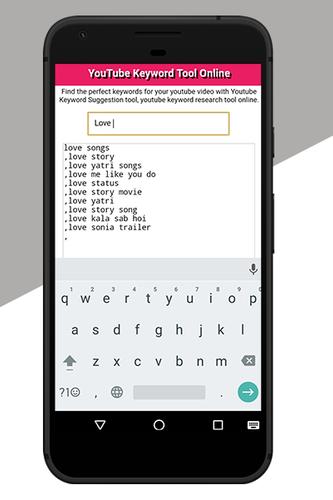 Keyword Suggestion Tool For Youtube For Android Apk Download