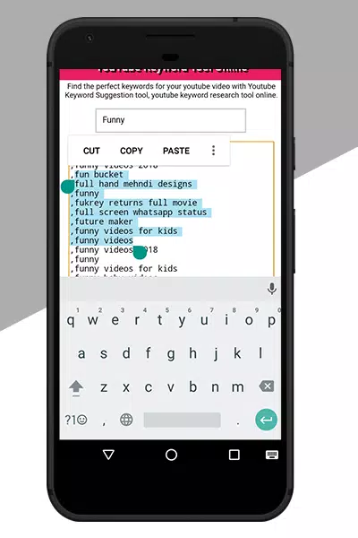 Keyword Suggestion Tool For YouTube APK for Android Download Keyword Suggestion Tool For YouTube APK for Android Download