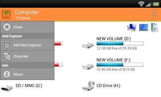 برنامه‌نما WiFi PC File Explorer عکس از صفحه