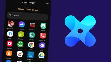 X Icon Changer guide - custom shortcut and icon Plakat