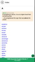 برنامه‌نما 4000 Essential English Words 1 عکس از صفحه