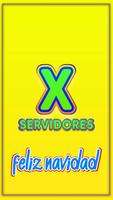 X Servidores الملصق