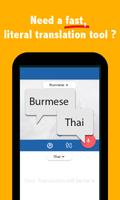 Burmese (Myanmar) Thai Transla Affiche