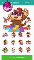 Monkey Stickers for WAStickerA स्क्रीनशॉट 1