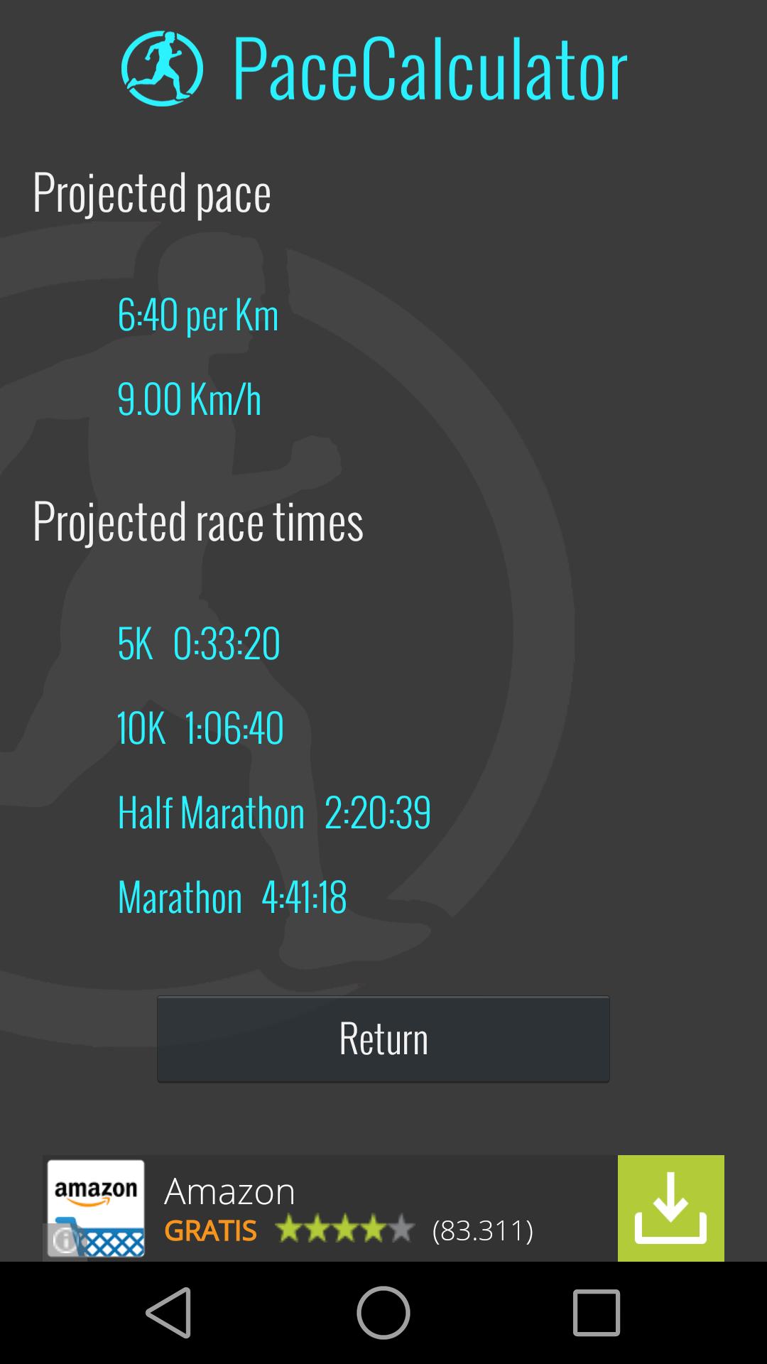 Descarga de APK de Calculadora de ritmo - Running para Android