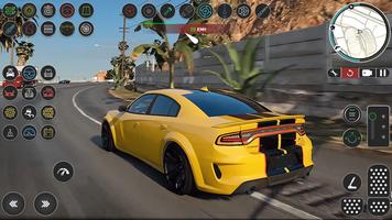 Dodge Charger Car Simulator capture d'écran 2