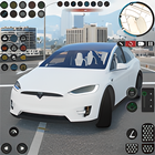 Electric Tesla Model X Driver icon