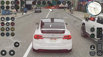 Electric Tesla Model X Driver ảnh chụp màn hình 3
