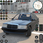 آیکون‌ Mercedes 190E: Crime City Ride
