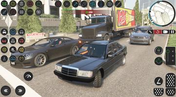 Mercedes 190E: Crime City Ride capture d'écran 2