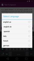 Text To Speech ảnh chụp màn hình 1