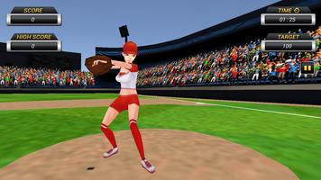 Homerun Baseball 3D اسکرین شاٹ 1