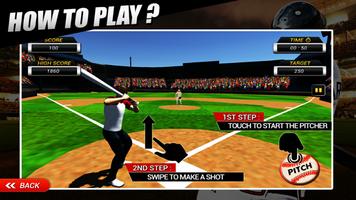 Homerun Baseball 3D capture d'écran 3