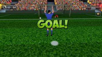 Super Football Kick 3D capture d'écran 1
