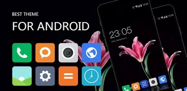 Theme for Max Prime Wallpaper & Icons