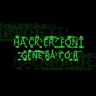 Hacker Font - Glitch Generator ikon